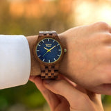Orologio in legno Noce - Mull zw114e